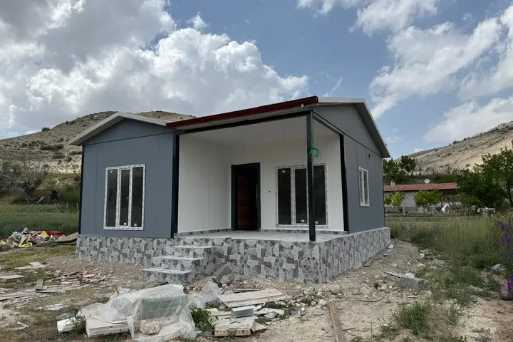 Prefabrik - 1 tamamlanmış yapı uygulaması