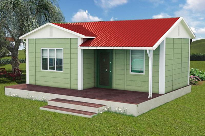 40 m² Prefabrik Ev dış görünümü